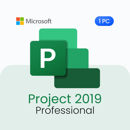 Microsoft Project 2019 Professional – Lifetime License for 1 PC