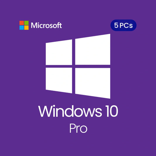Windows 10 Pro – Lifetime License for 5 PCs